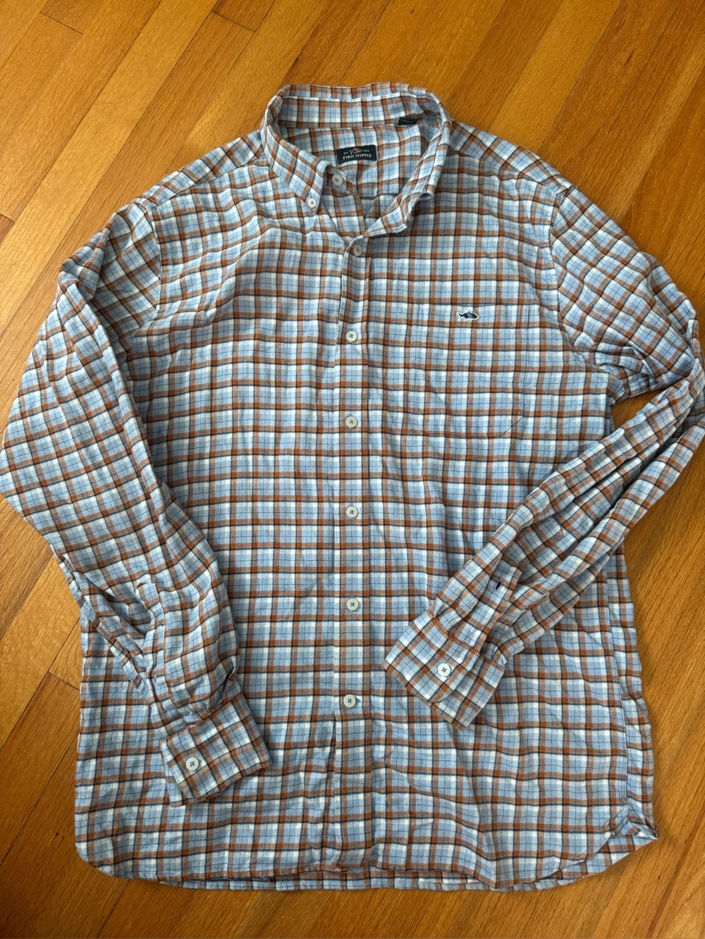 Fish Hippie Men’s Plaid Button-Down Flannel